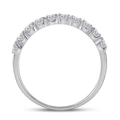 14k White Gold Princess Diamond Bridal Wedding Ring Set 2 Cttw (Certified)