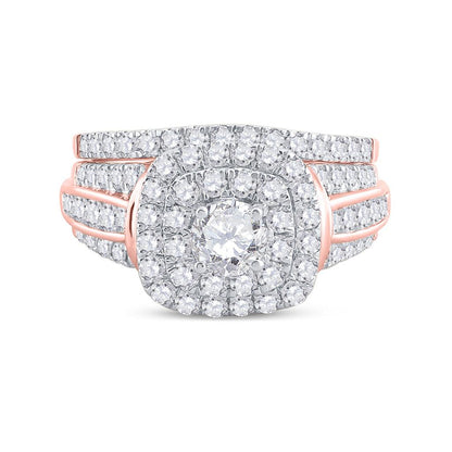 2CT-Diamond 1/2CT-CRD BELLISIMO BRIDAL SET CERTIFIED