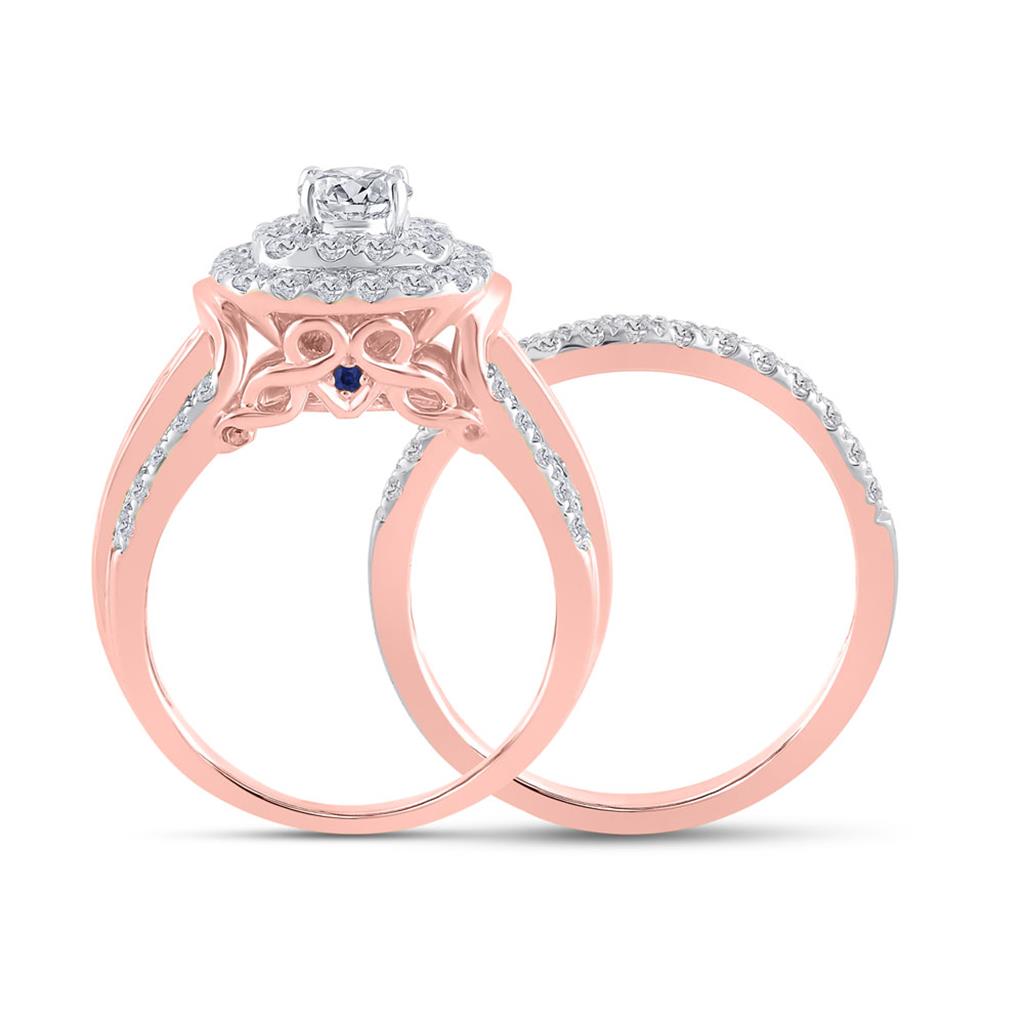 2CT-Diamond 1/2CT-CRD BELLISIMO BRIDAL SET CERTIFIED