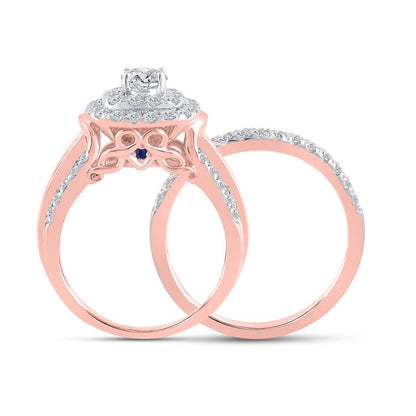 2CT-Diamond 1/2CT-CRD BELLISIMO BRIDAL SET CERTIFIED