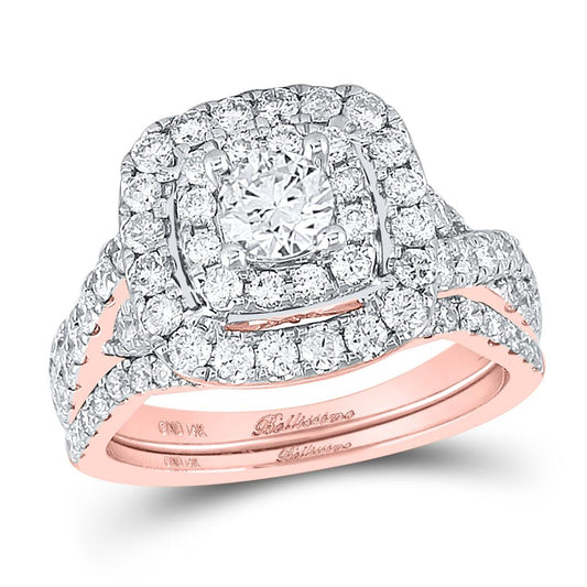 2 CT-Diamond 1/2CT-CRD BELLISIMMO BRIDAL SET CERTIFIED