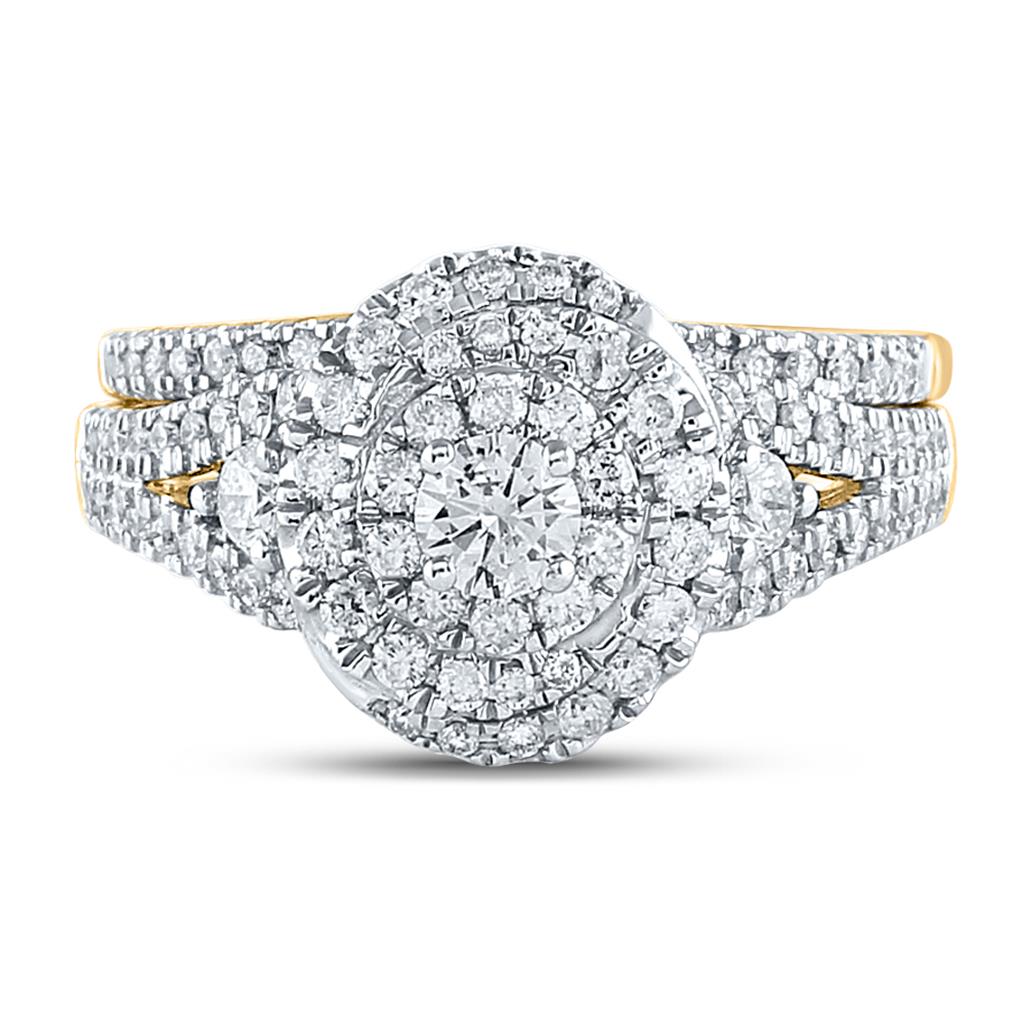 1 CT-Diamond 1/5CT-CRD BELLISIMMO BRIDAL SET CERTIFIED
