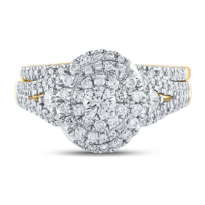 1 CT-Diamond 1/5CT-CRD BELLISIMMO BRIDAL SET CERTIFIED