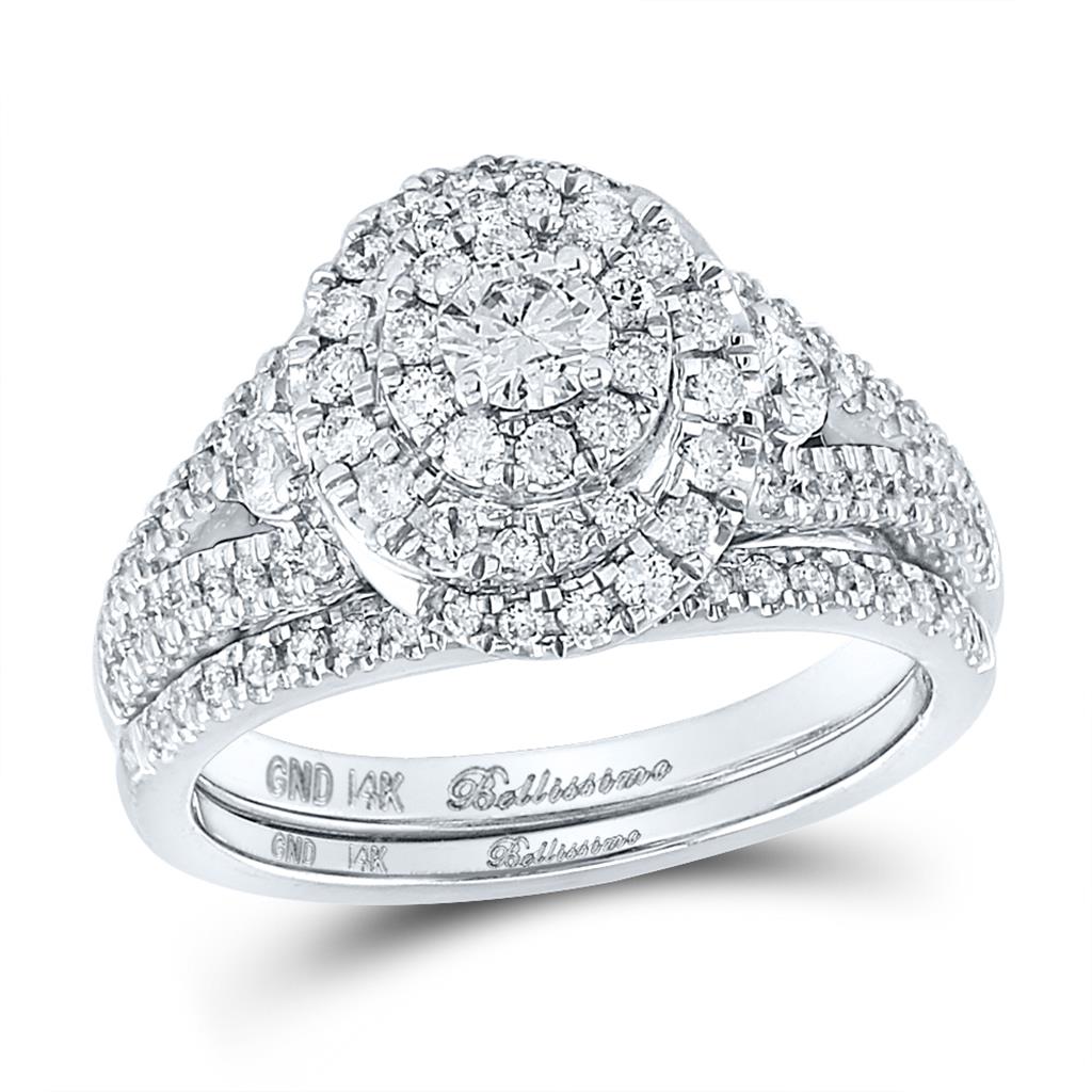 1 CT-Diamond 1/5CT-CRD BELLISIMMO BRIDAL SET CERTIFIED