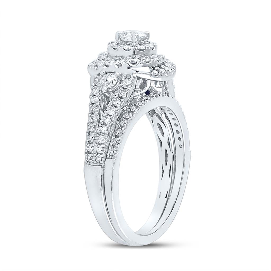 1 CT-Diamond 1/5CT-CRD BELLISIMMO BRIDAL SET CERTIFIED
