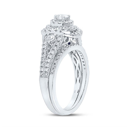 1 CT-Diamond 1/5CT-CRD BELLISIMMO BRIDAL SET CERTIFIED