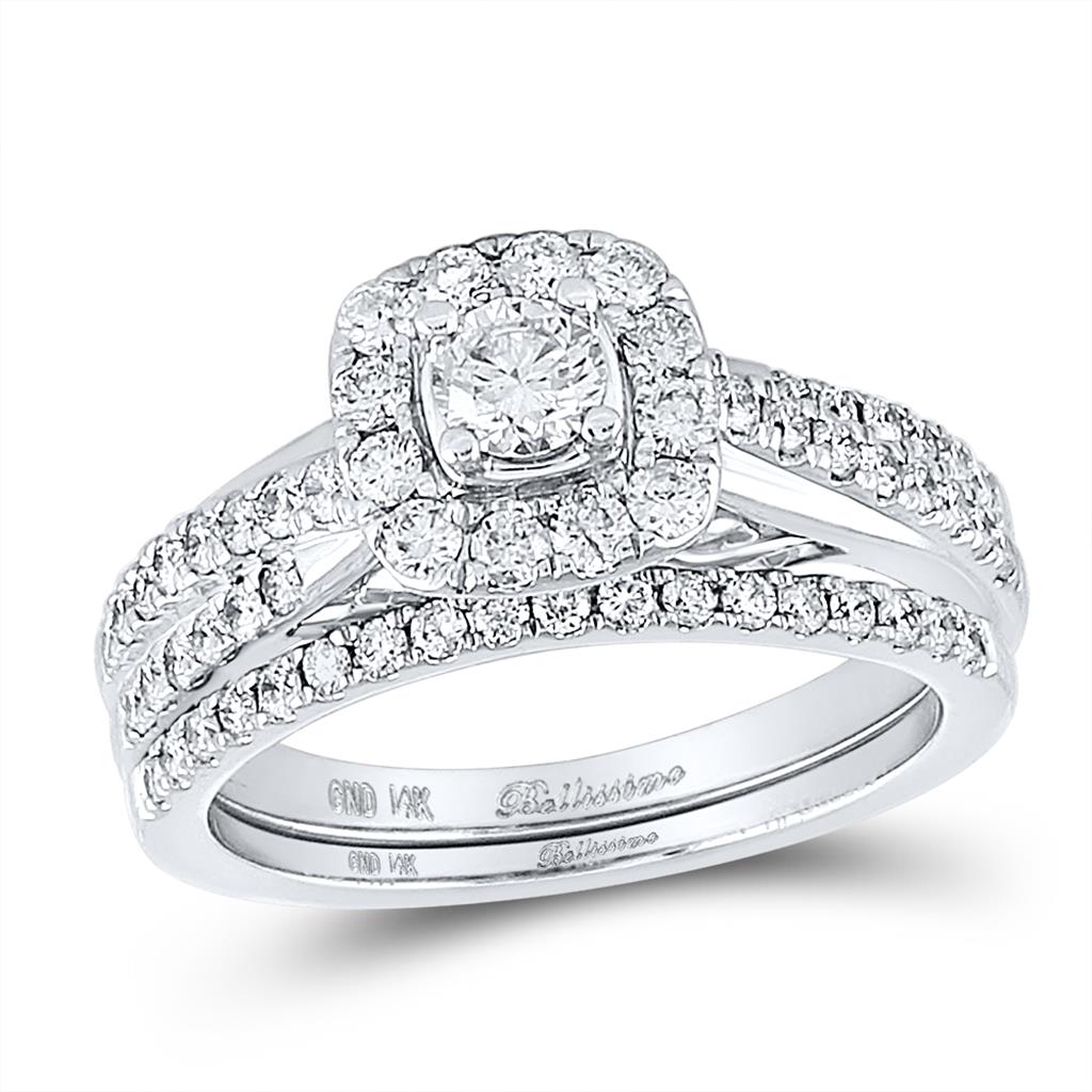 1 CT-Diamond 1/4CT-CRD BELLISSIMO BRIDAL SET CERTIFIED