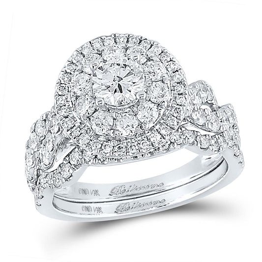 2 CT-Diamond 1/2CT-CRD BELLISIMMO BRIDAL SET CERTIFIED