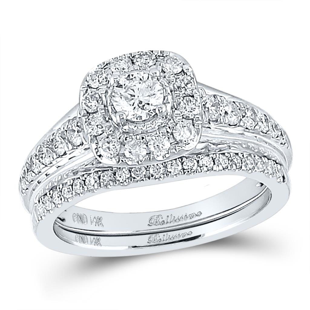 1 CT-Diamond 1/4CT-CRD BELLISIMMO BRIDAL SET CERTIFIED
