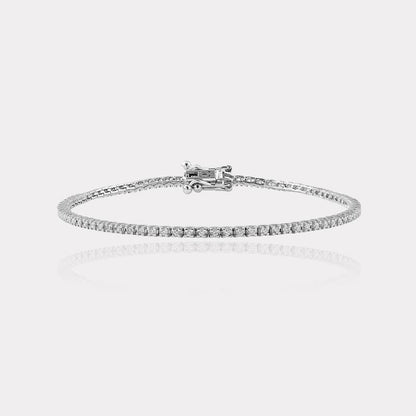 3/4 ct. tw. Diamond Tennis Bracelet in 14K White Gold 7 inch