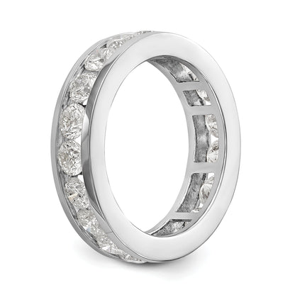 2 Ct. Natural Diamond Womens Eternity Anniversary Wedding Band Ring in 14k White Gold