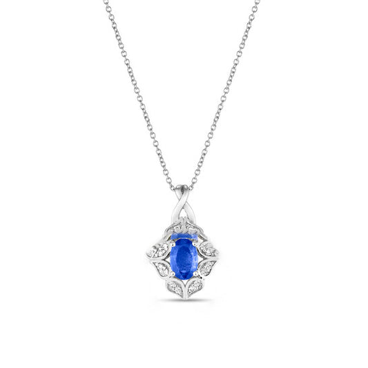 Original Le Vian  Blueberry Sapphire Pendant set in 14K Vanilla Gold