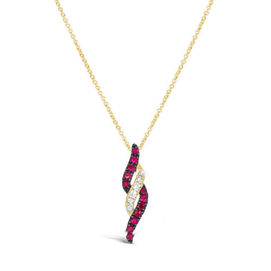 Original Le Vian  Passion Ruby Pendant set in 14K Honey Gold