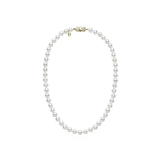 Original Mikimoto Akoya Cultured Pearl 18" Necklace (7x6.5mm A)