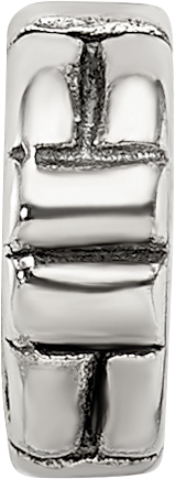 Sterling Silver Reflections Notched Spacer Bead