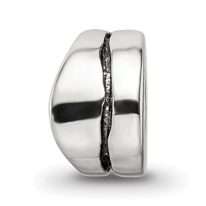 Sterling Silver Reflections Wavy Spacer Bead