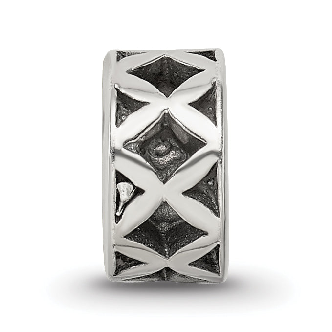 Sterling Silver Reflections X Spacer Bead