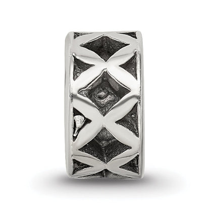 Sterling Silver Reflections X Spacer Bead