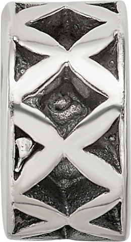 Sterling Silver Reflections X Spacer Bead