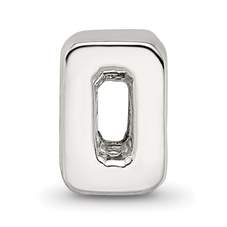 Sterling Silver Reflections Numeral 0 Bead