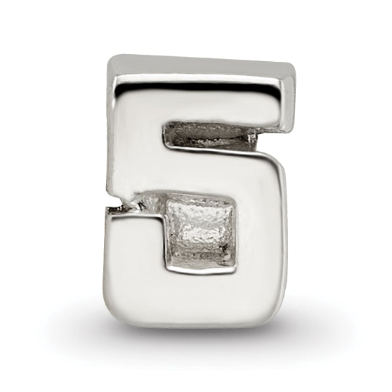 Sterling Silver Reflections Kids Number 5 Bead