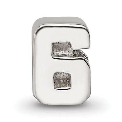 Sterling Silver Reflections Kids Number 6 Bead