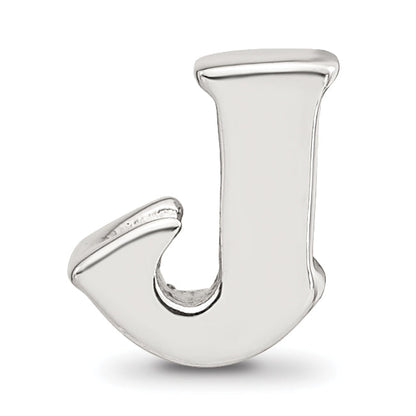 Sterling Silver Reflections Letter J Bead