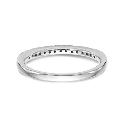 14k White Gold Diamond Wedding Band