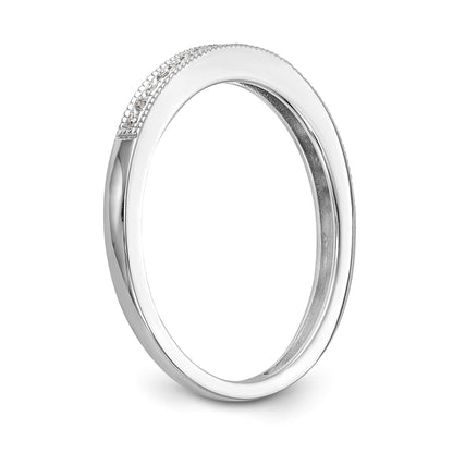 14k White Gold Diamond Set of 2 Wedding Band