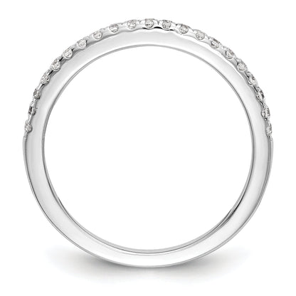 14k White Gold Diamond Wedding Band