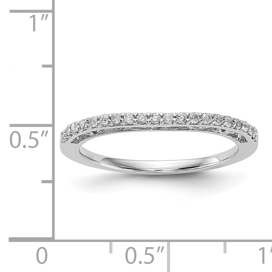 14k White Gold Diamond Set of 2 Wedding Bands