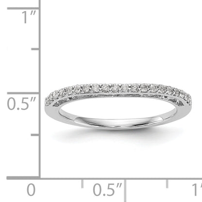 14k White Gold Diamond Set of 2 Wedding Bands