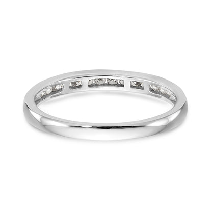 14K White Gold Simulated Diamond Engagement Ring