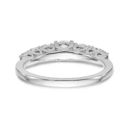 14K White Gold Simulated Diamond Engagement Ring