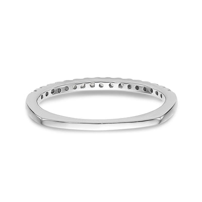 14k White Gold Diamond Wedding Band