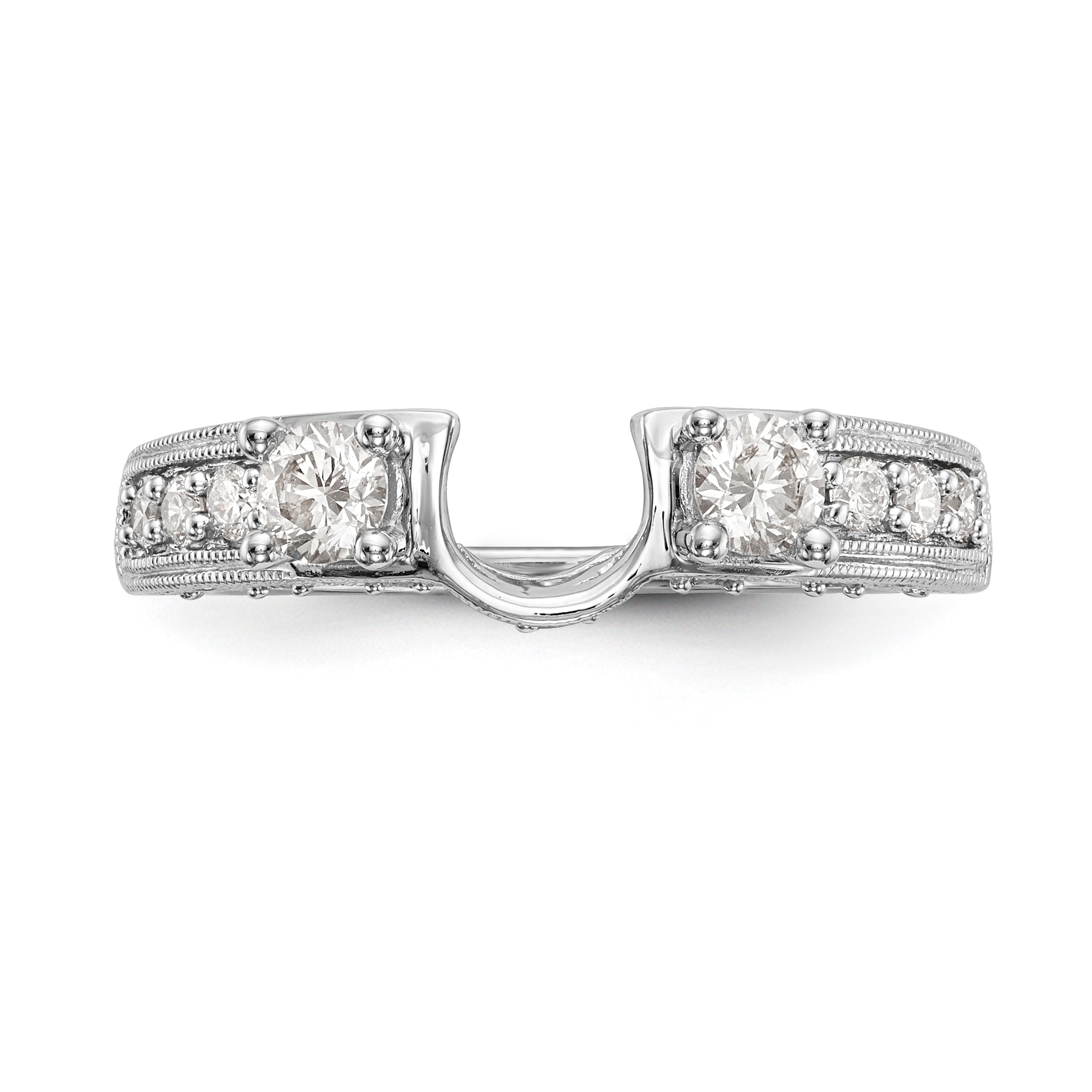 14K White Gold Diamond Wrap