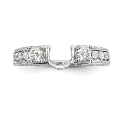 14K White Gold Diamond Wrap