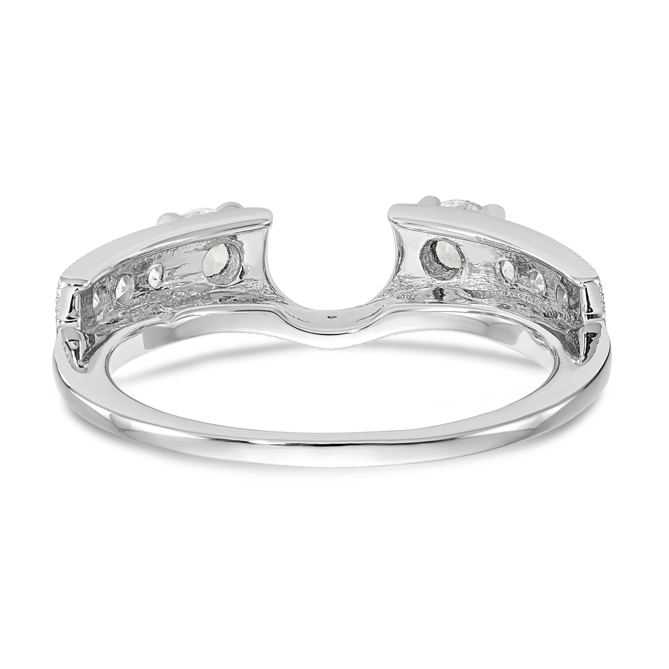 14K White Gold Diamond Wrap
