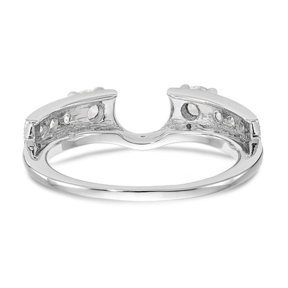 14K White Gold Diamond Wrap
