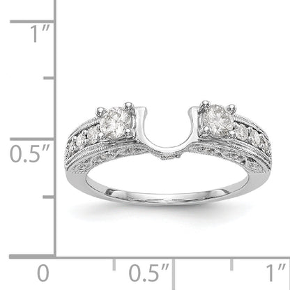 14K White Gold Diamond Wrap