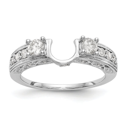 14K White Gold Diamond Wrap