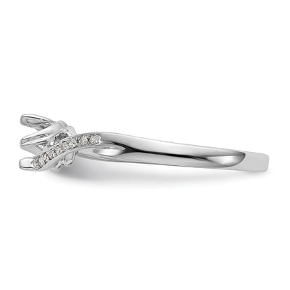 14K White Gold Simulated Diamond Promise/Engagement Ring