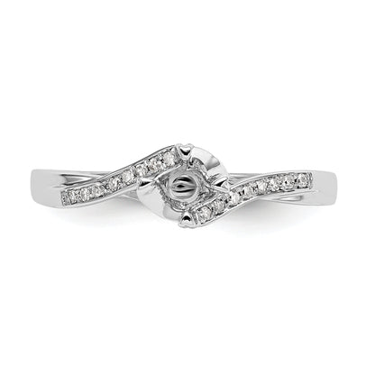 14K White Gold Simulated Diamond Promise/Engagement Ring