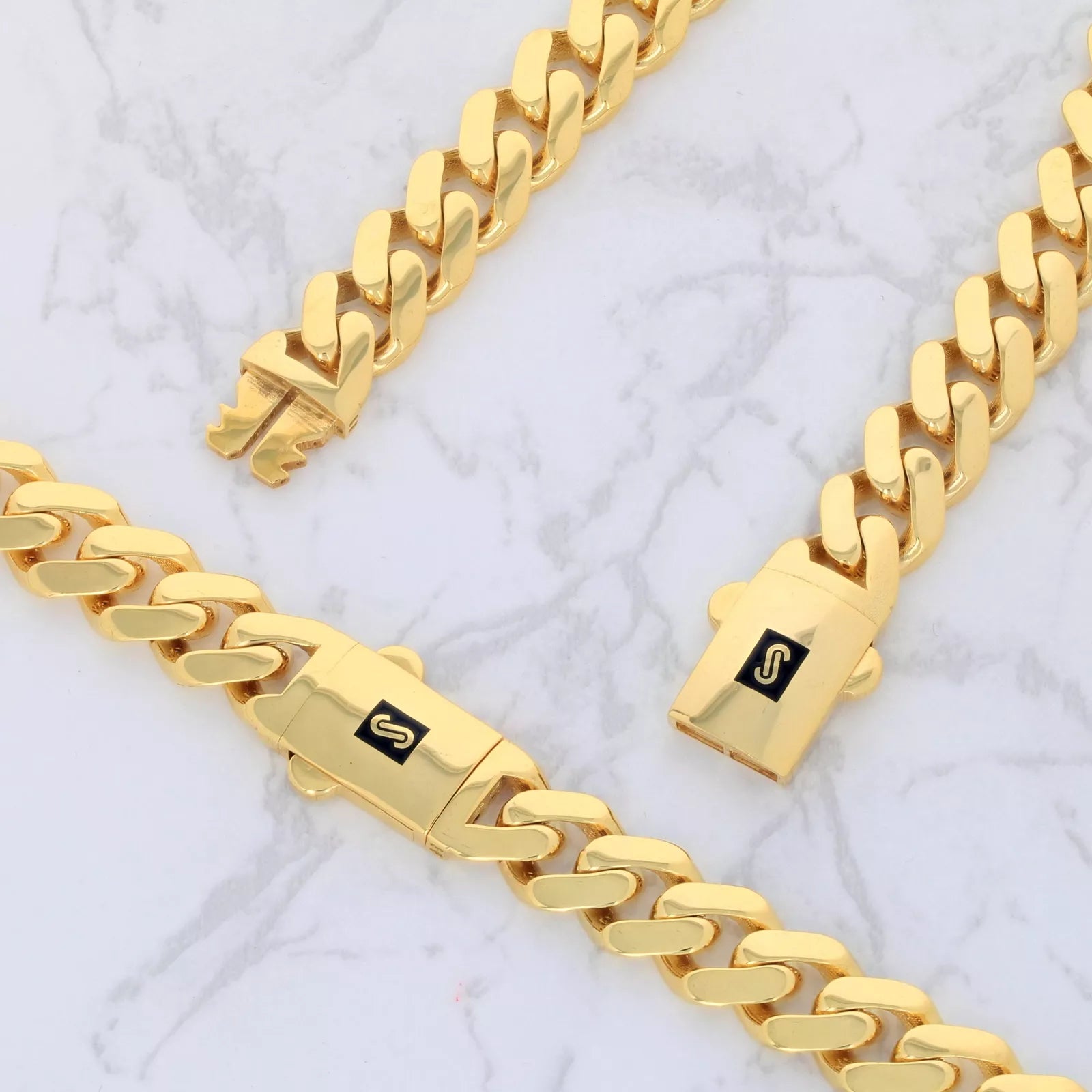 14k Yellow Gold Royal Monaco Miami Cuban Link 11mm Chain Bracelet w Box Clasp 8"