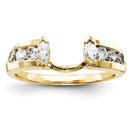 14k AAA Diamond Wrap