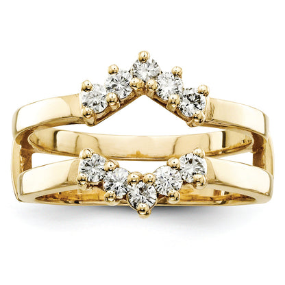 14k AA Diamond Guard