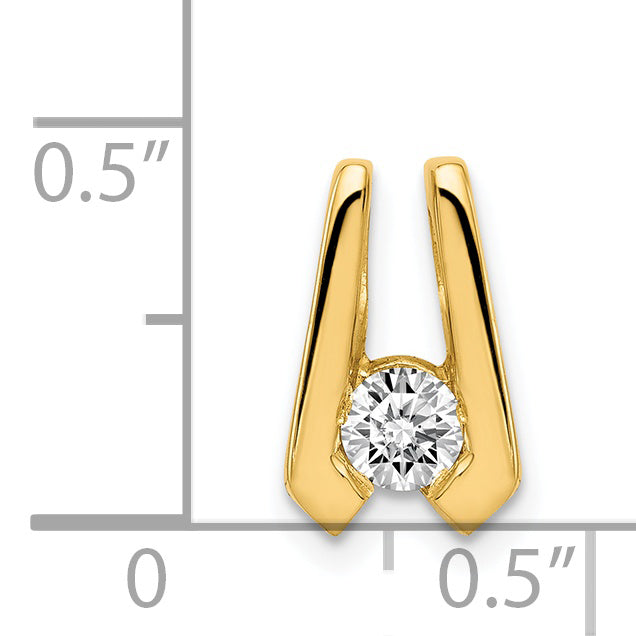 14k VS 4mm Diamond Slide