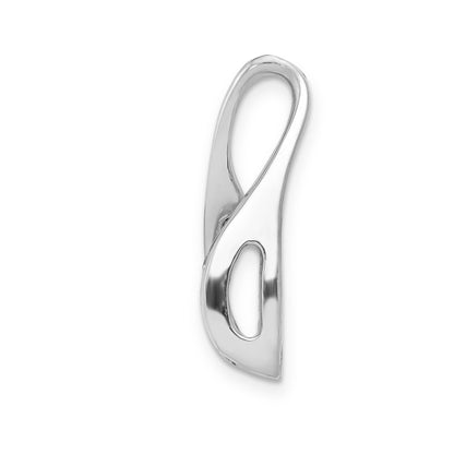 14k White Gold AA Diamond Peg Slide