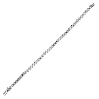 1/4 ct. tw. Diamond Tennis Bracelet in 14K White Gold 7 inch