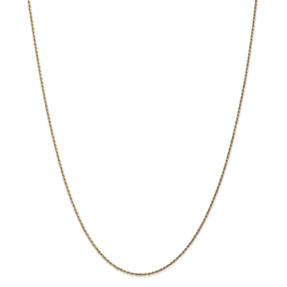 18 Inch 14k 1 15mm Machine made Rope Chain Necklace